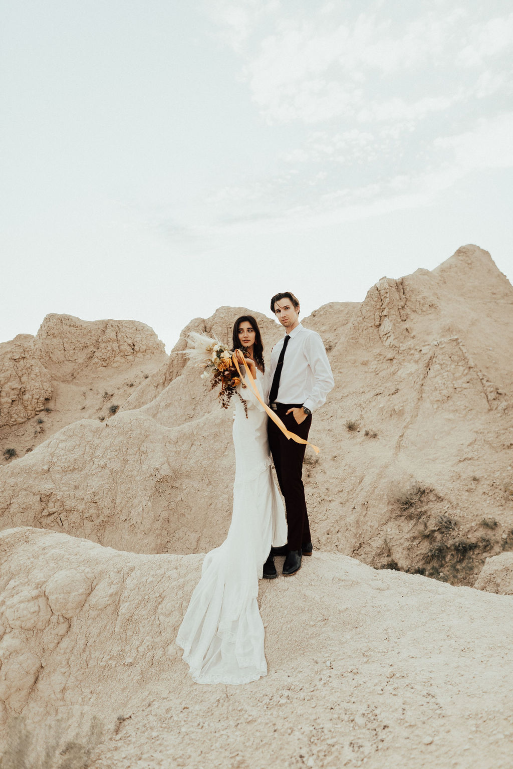 Badlands national park elopement