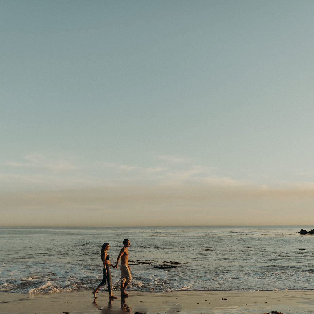 Laguna Beach California Couples photos at sunset